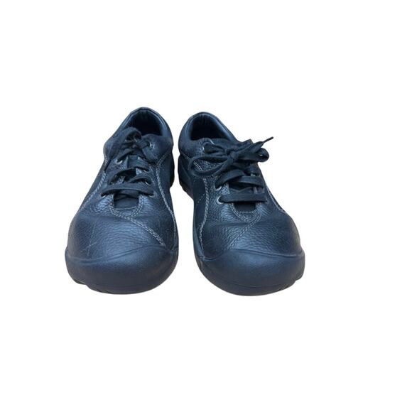 "Keen" Women's Black Low Profile Sneaker Size 9.5 Y2K Presidio Leathern Casual - Picture 2 of 9